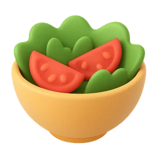 Salad Bowl 3D Icon