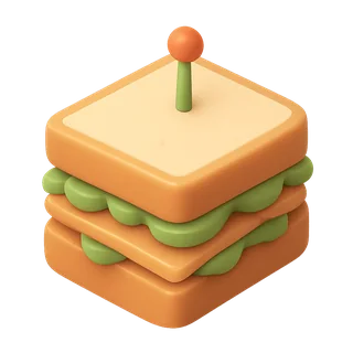 Sandwhich 3D Icon