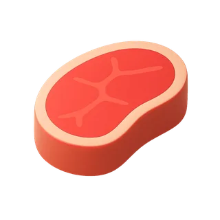 Meat 3D Icon