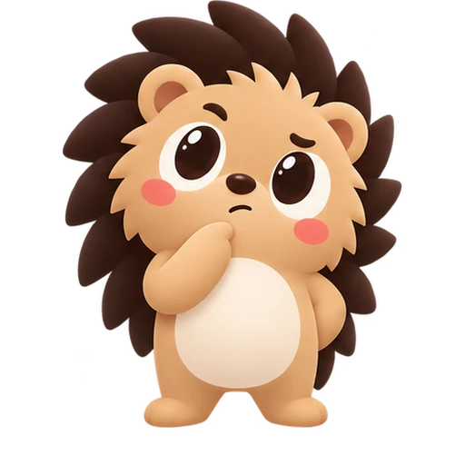 Pip the hedgehog working out the numbers